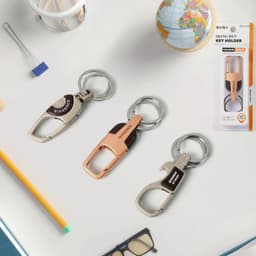 Heavy Duty Stainless Steel Luxury Car, Bikes Key Holder, Keychain, Key Chain (1 Pc / Mix Design)