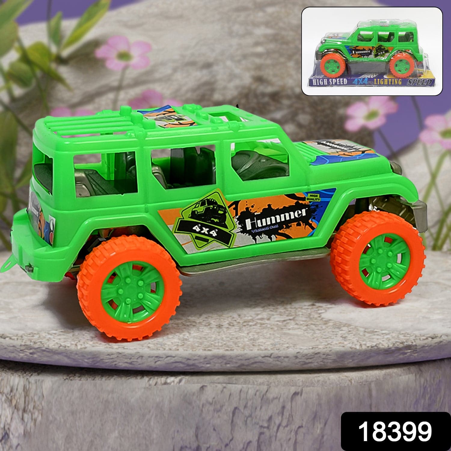 4X4 Jeep Car Toy For Kids Pull Back Jeep Car thumbnail 2