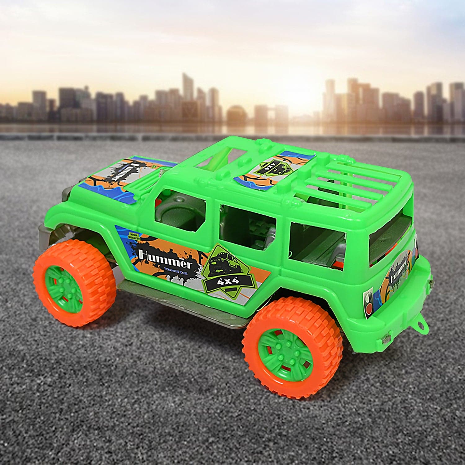 4X4 Jeep Car Toy For Kids Pull Back Jeep Car thumbnail 3