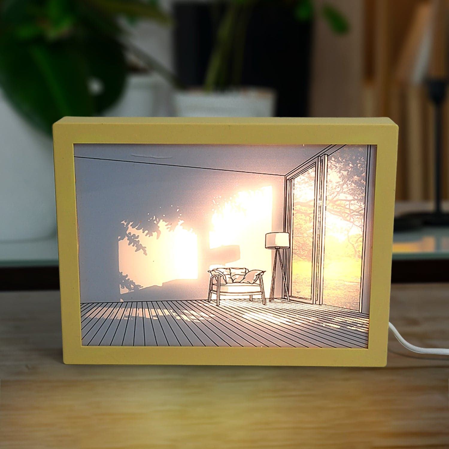 LED NightPainting Decoration Picture Frame Light (1 Pc / 20—15 CM) thumbnail 1