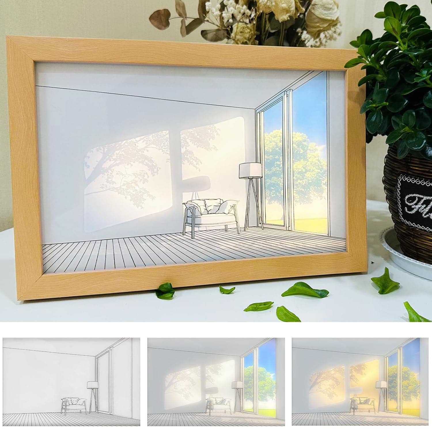 LED NightPainting Decoration Picture Frame Light (1 Pc / 20—15 CM) thumbnail 4