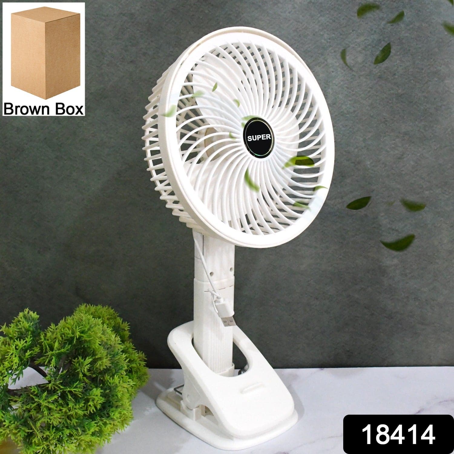 Multifunctional Usb Desk Fan Of Clip-On Plug & Play Fan thumbnail 2