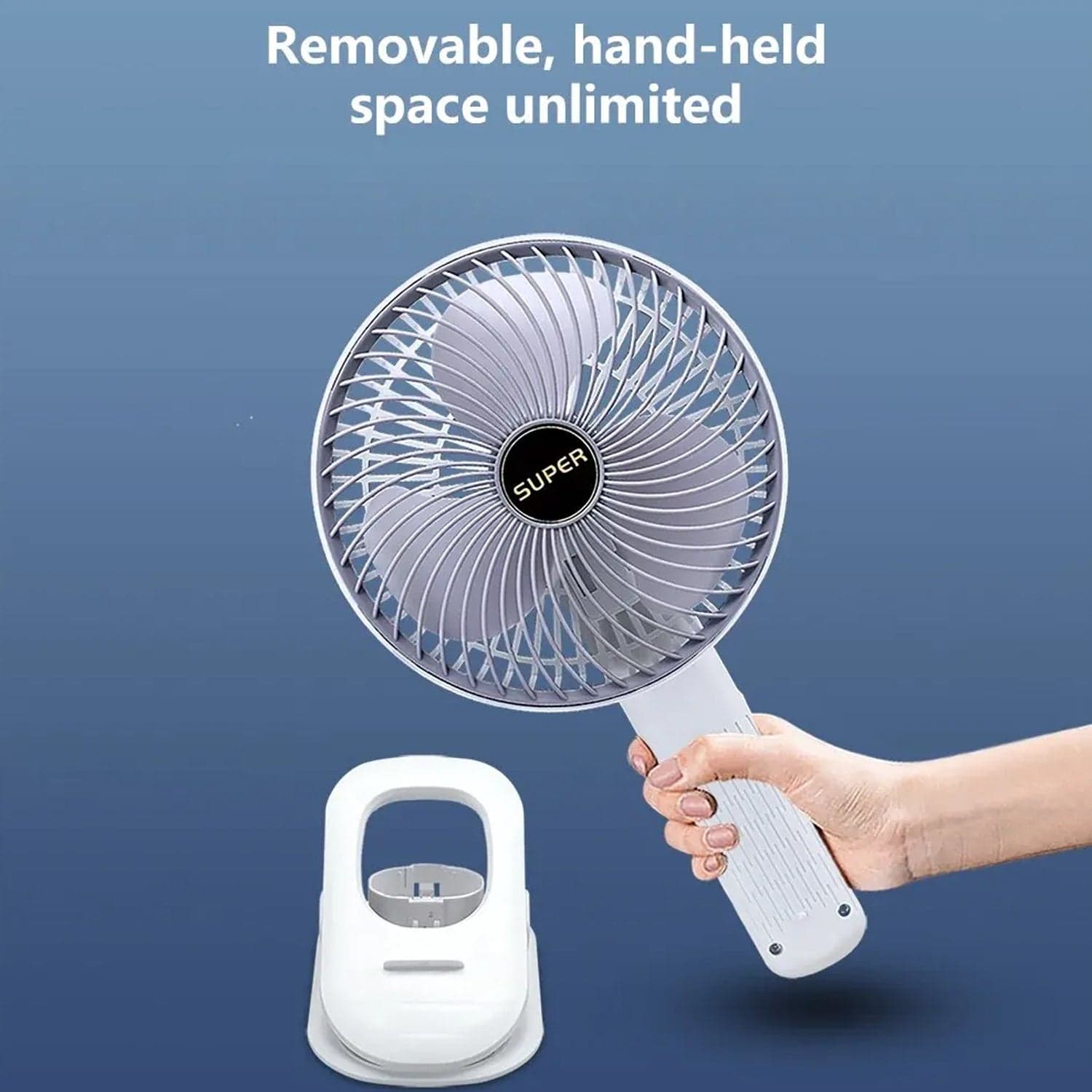 Multifunctional Usb Desk Fan Of Clip-On Plug & Play Fan thumbnail 3