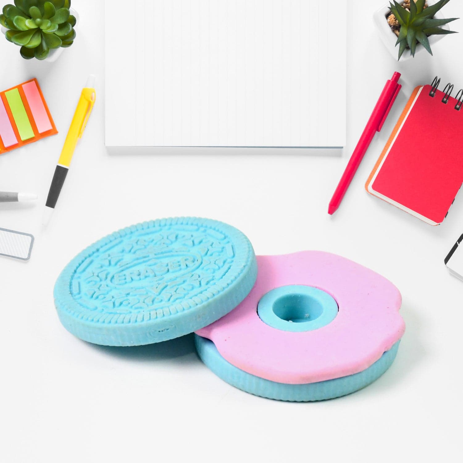 Biscuit Shape Eraser Unique Designs & Patterns (1 Pc) thumbnail 4