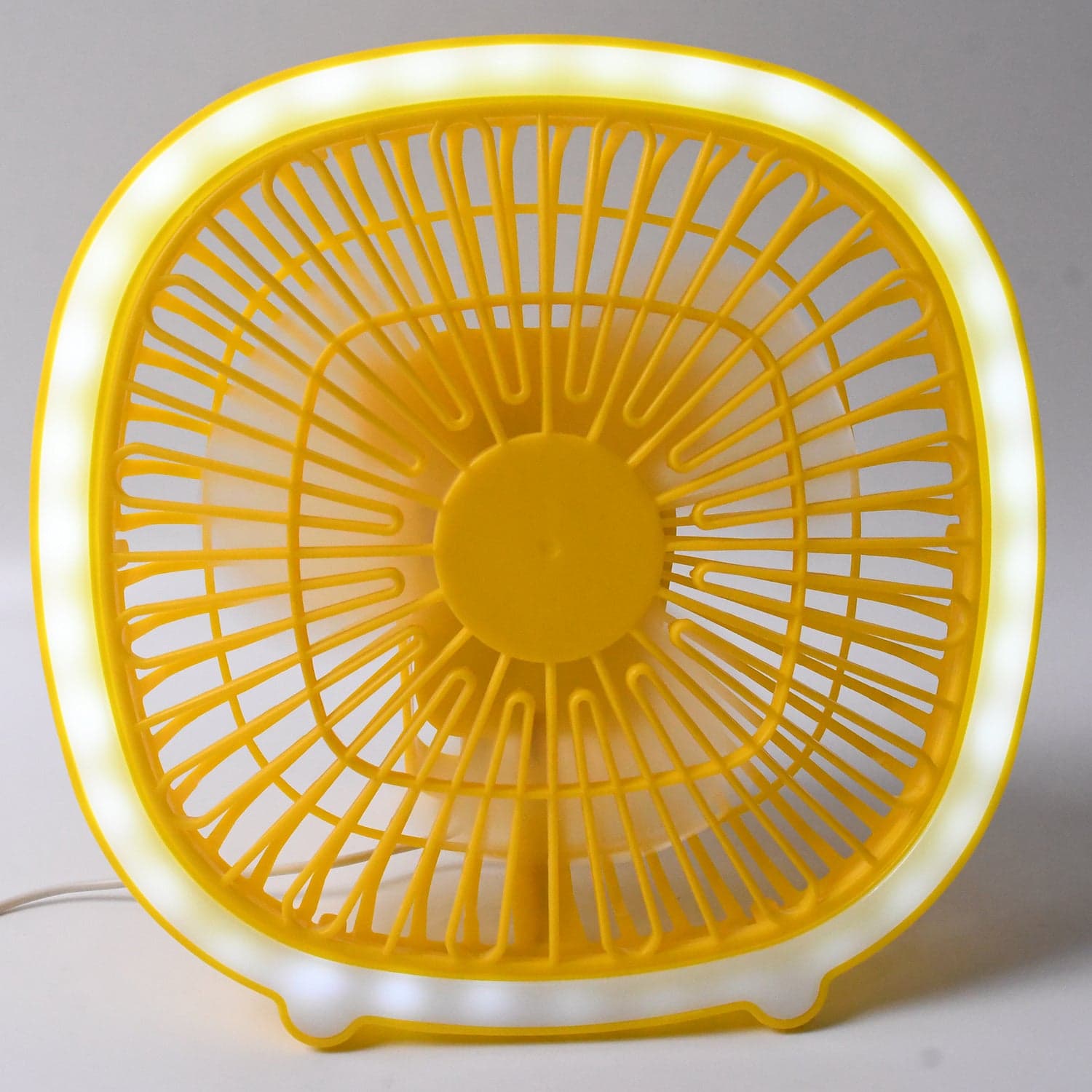 USB PORTABLE MINI DESK FAN WITH LIGHT (1 PC) thumbnail 4