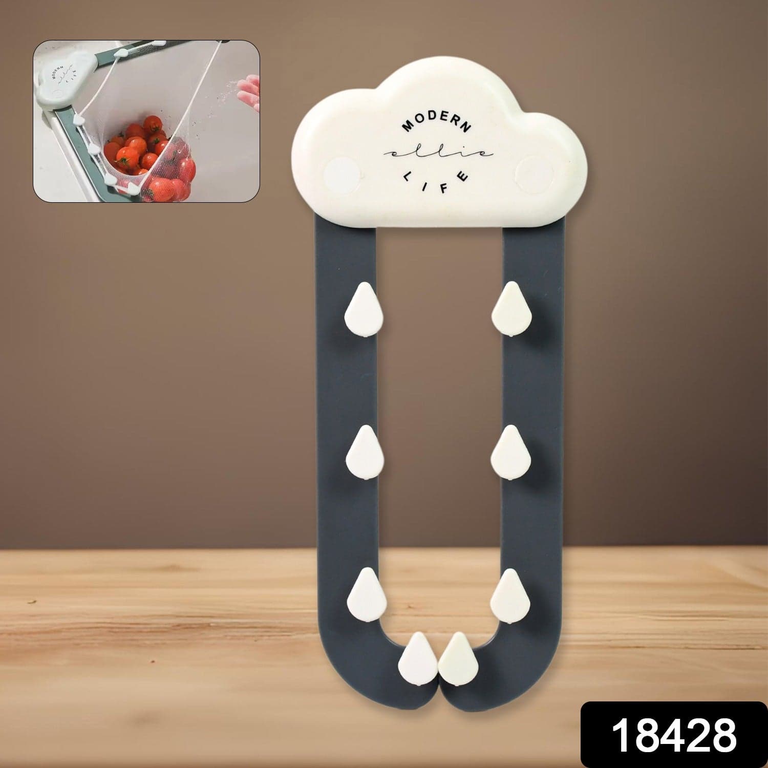 Kitchen Sink Strainer Triangle, Kitchen Sink Filter Triangle Rack (1 Pc) thumbnail 2