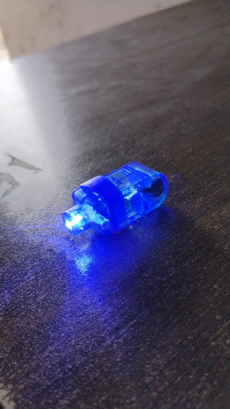 Light up Finger Tips, Clear Mini Rings, LED Glow Ring with Elastic Band (1 Pc) thumbnail 10