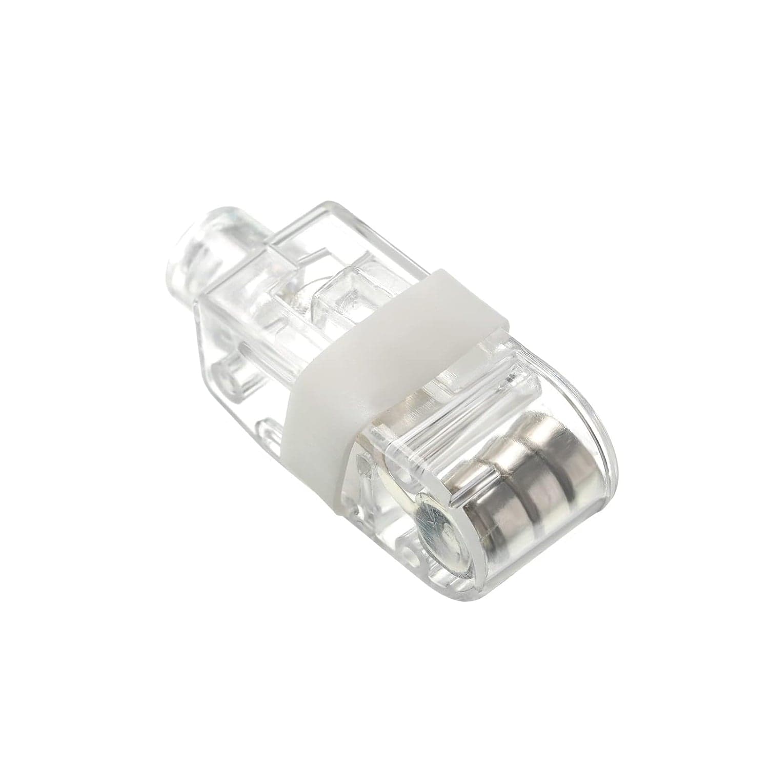 Light up Finger Tips, Clear Mini Rings, LED Glow Ring with Elastic Band (1 Pc) thumbnail 5