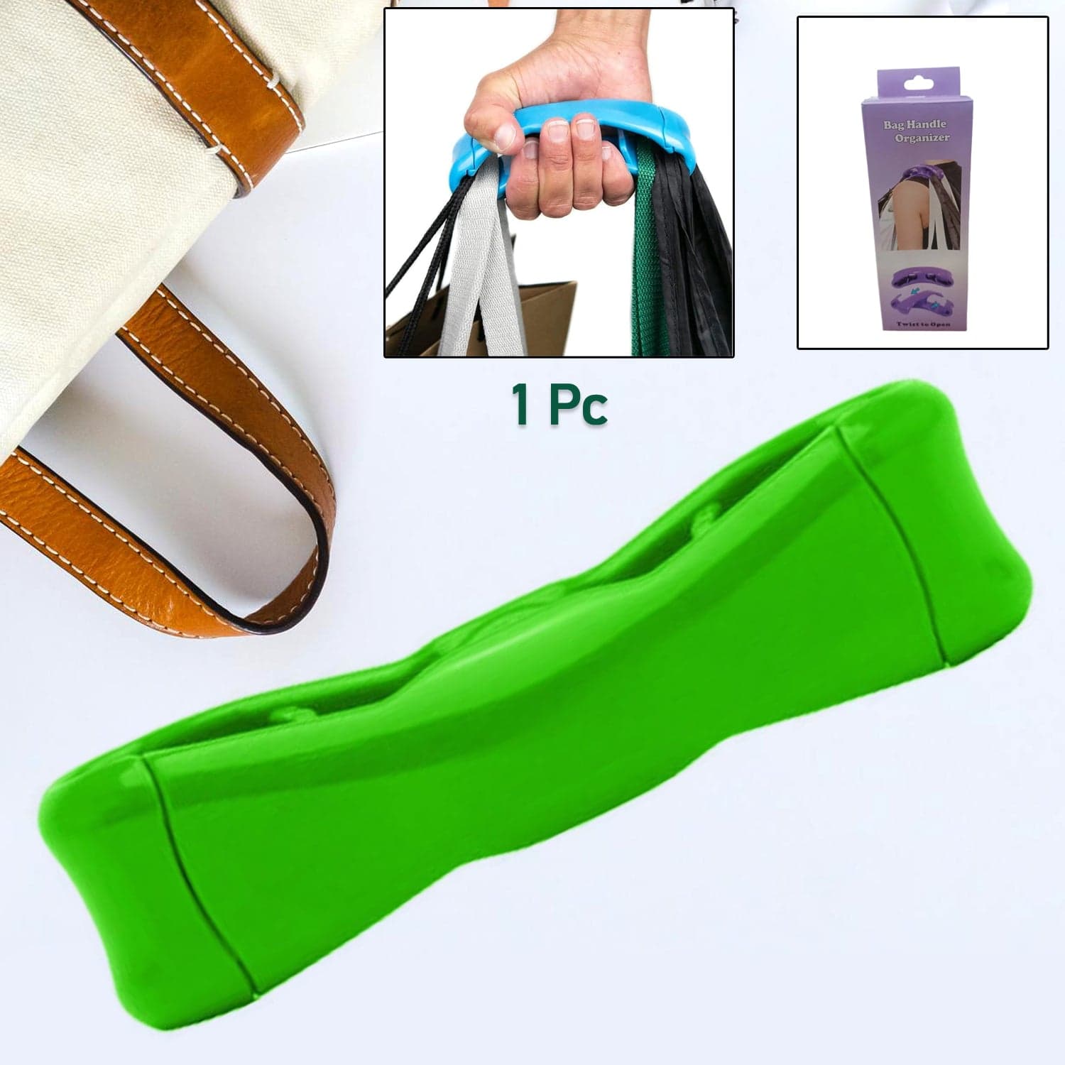Click & Carry Grocery Bag Holder (1 Pc / Multi Color) thumbnail 1