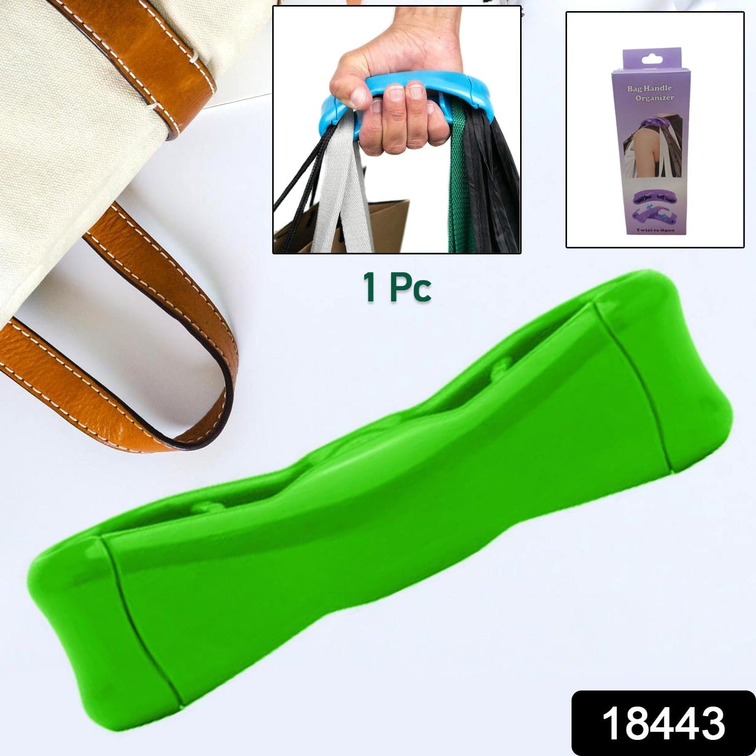 Click & Carry Grocery Bag Holder (1 Pc / Multi Color) thumbnail 2