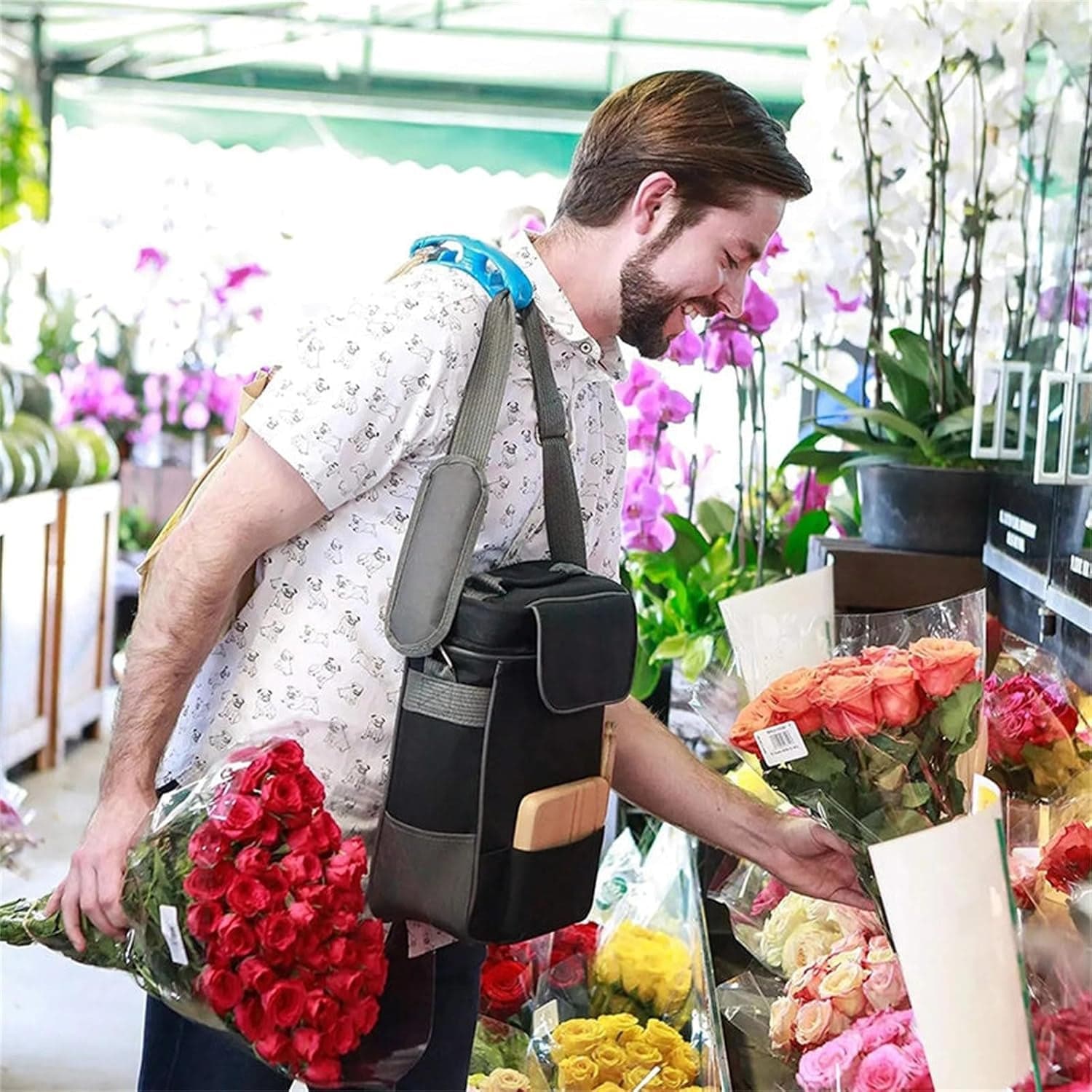 Click & Carry Grocery Bag Holder (1 Pc / Multi Color) thumbnail 3