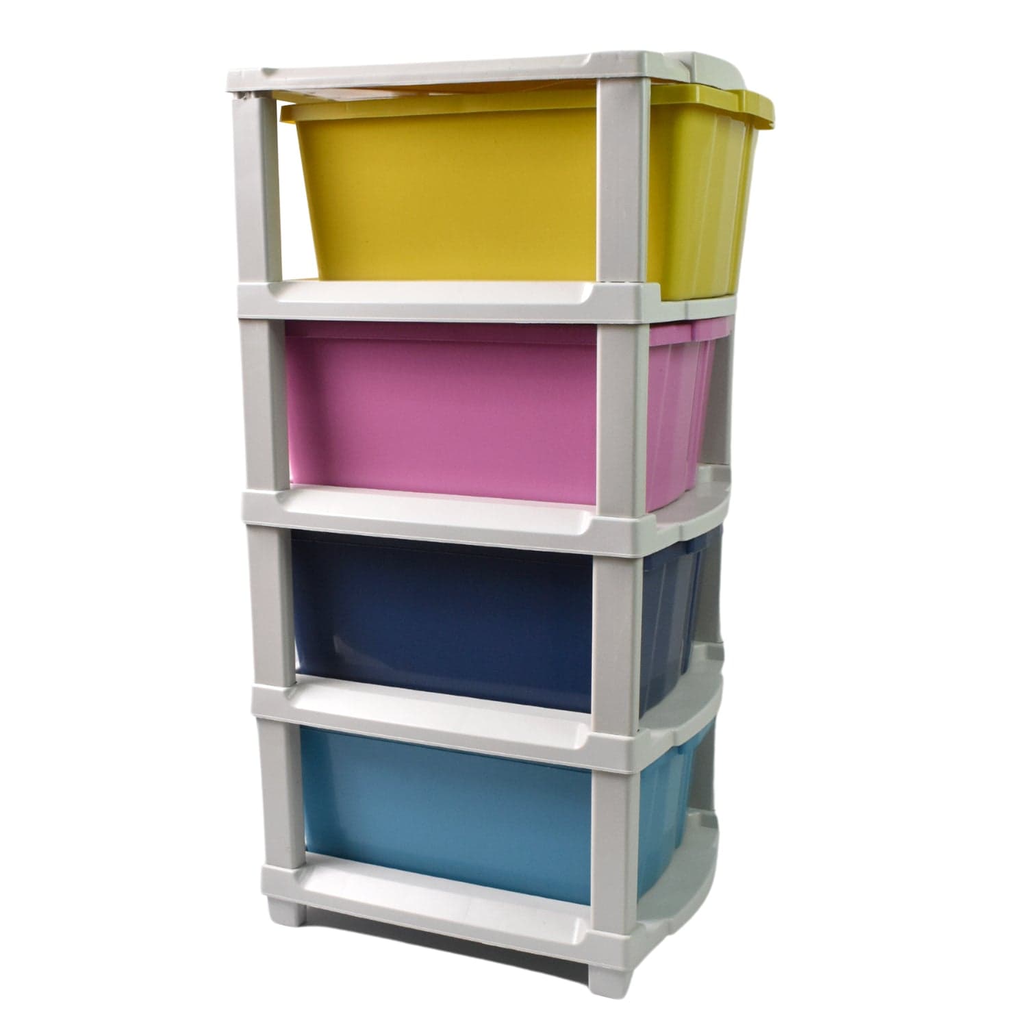 4-Layer Plastic Drawer Storage Organizer, Multi-Purpose Cabinet (1 Pc) thumbnail 5