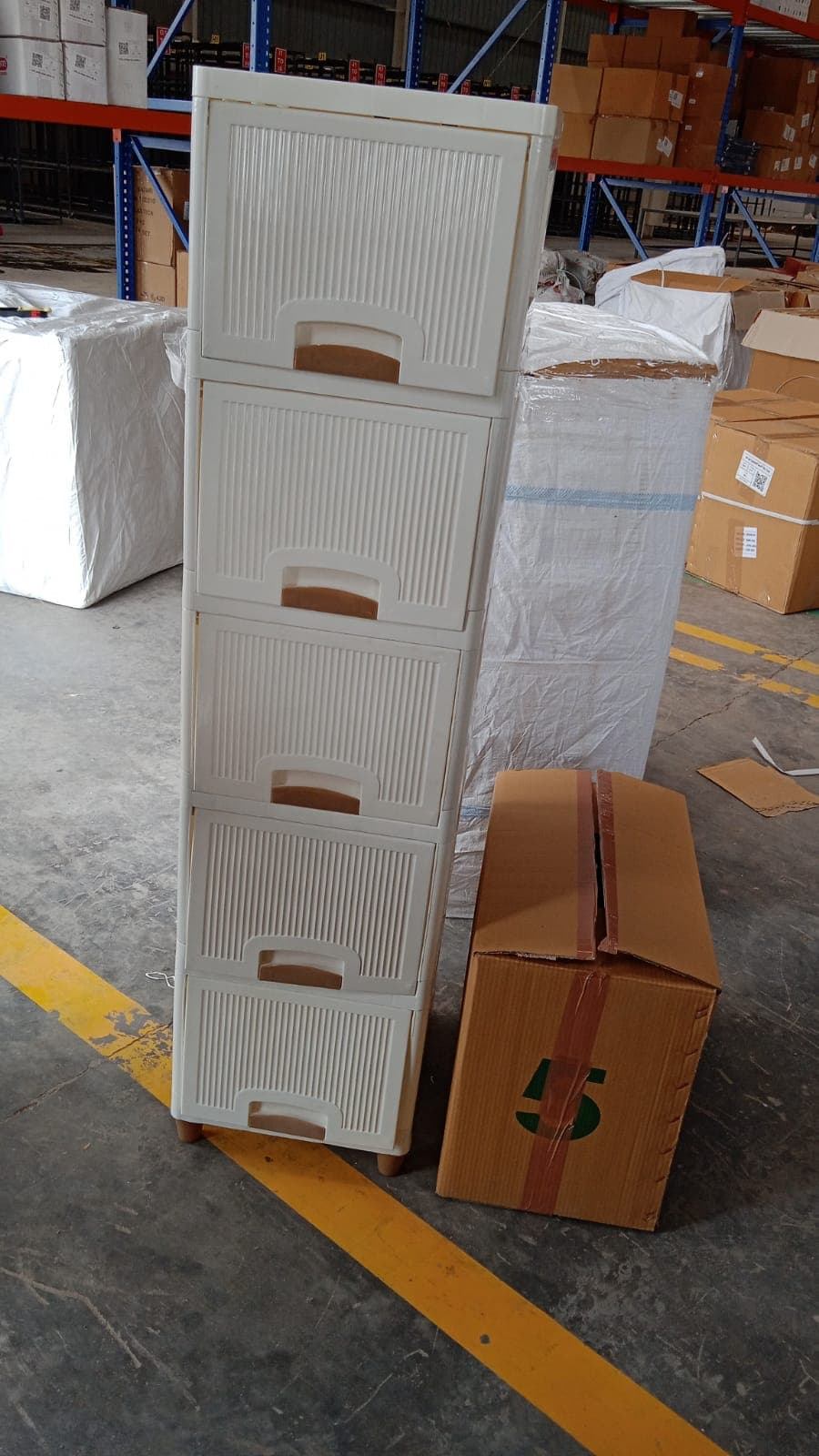 5L Plastic Storage Drawer Cabinet thumbnail 8