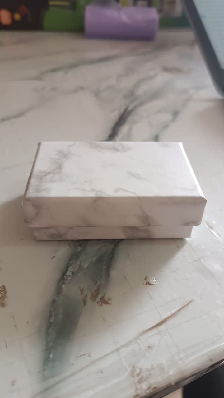 Marble Finish Empty Gift Box 8X5 Cm 1 Pc thumbnail 8
