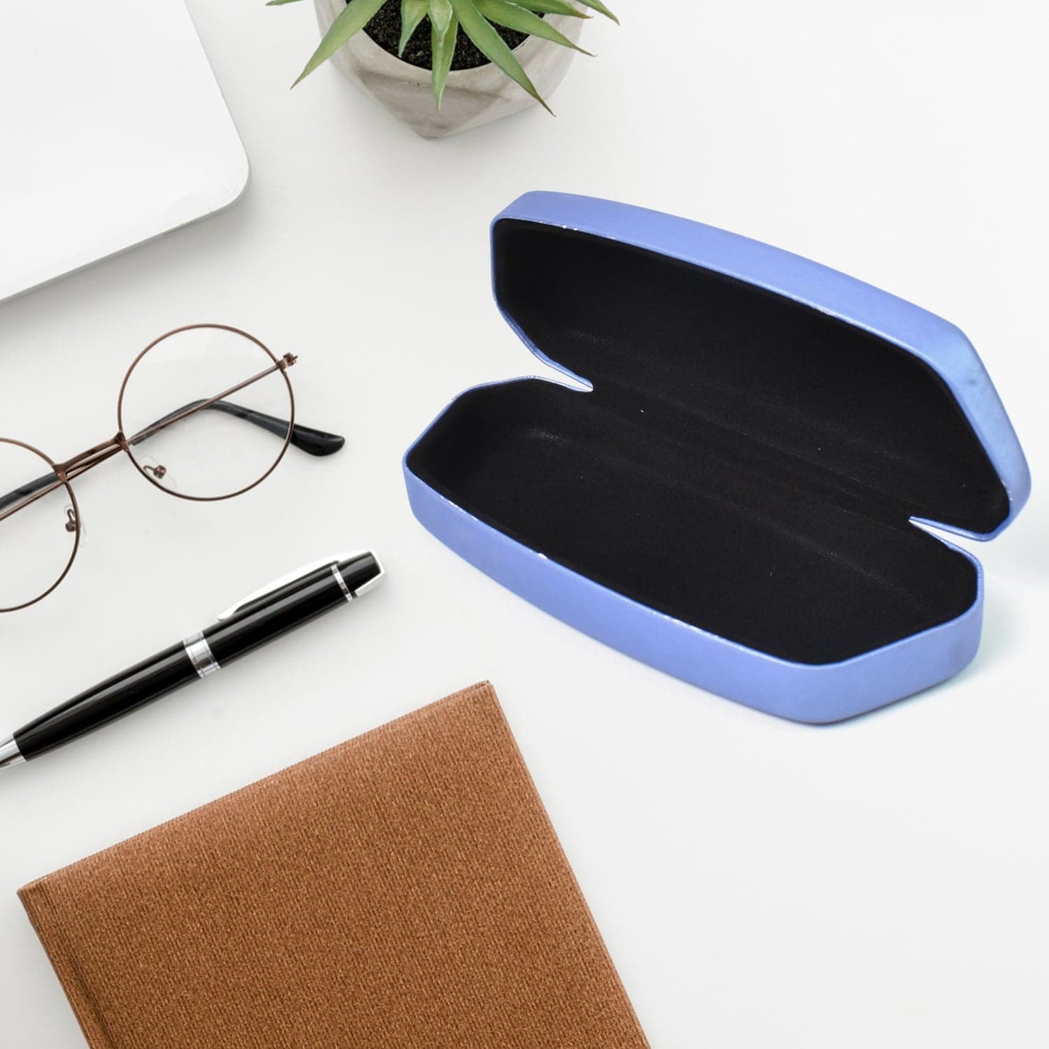 Glasses Case Eyeglasses Holder Storage Box (1 Pc / Mix color & Design) thumbnail 3