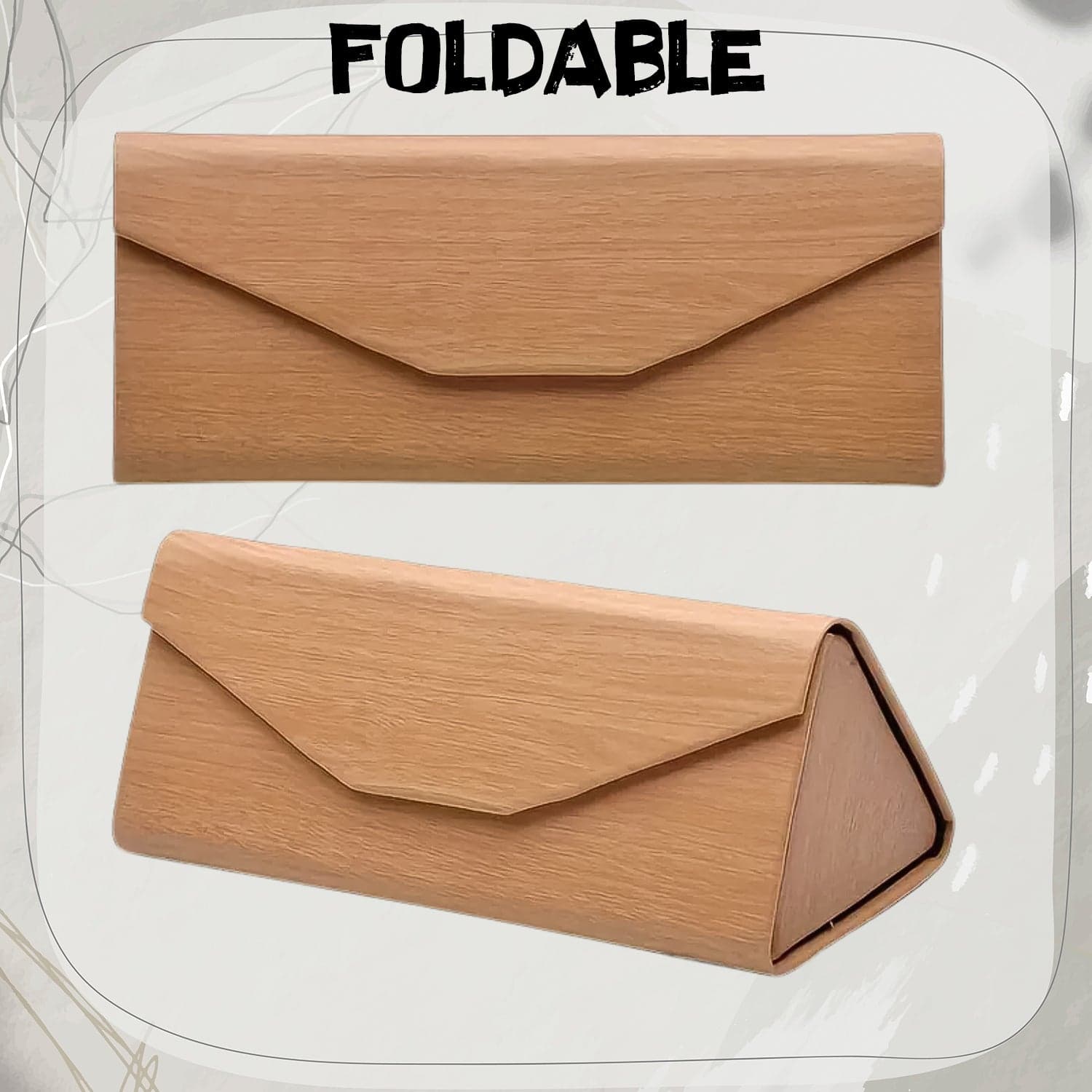 Decorative Glasses Case Eyeglasses Holder Storage Box (1 Pc / Mix color & Design) thumbnail 1