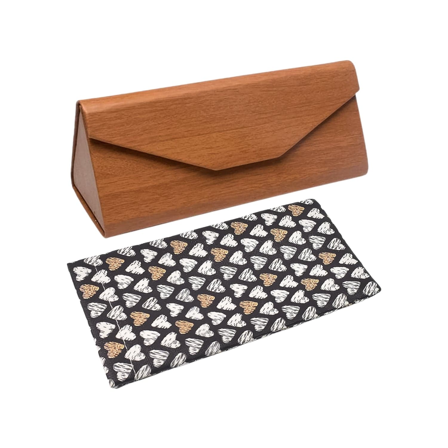 Decorative Glasses Case Eyeglasses Holder Storage Box (1 Pc / Mix color & Design) thumbnail 5