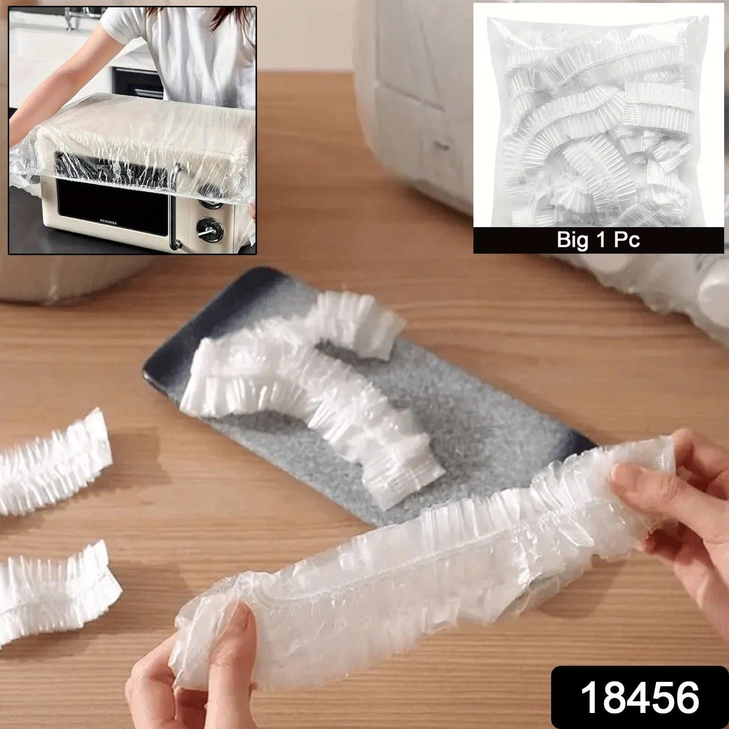 Home Thick Disposable Dust Proof Plastic Furniture Covers (1 Pc / Big) thumbnail 2