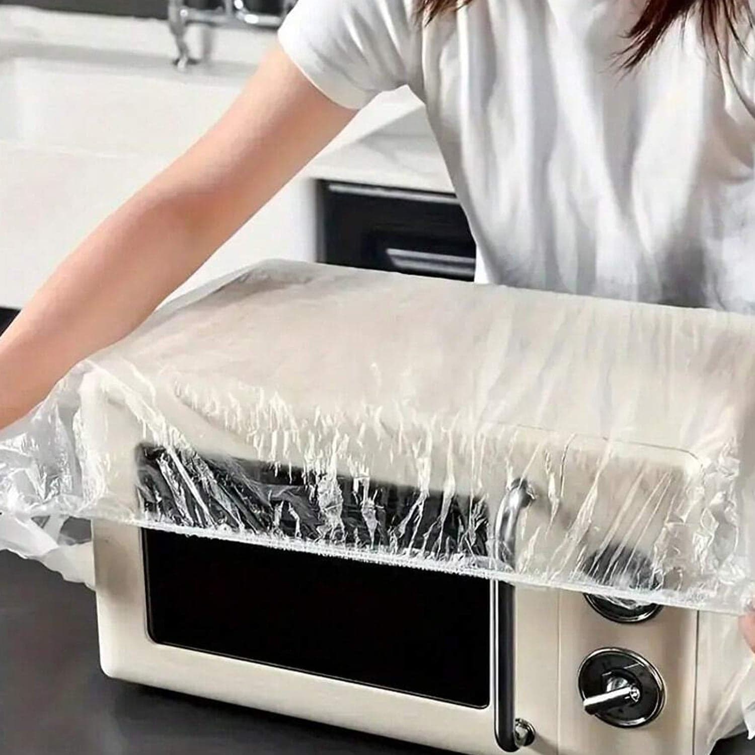 Home Thick Disposable Dust Proof Plastic Furniture Covers (1 Pc / Big) thumbnail 7
