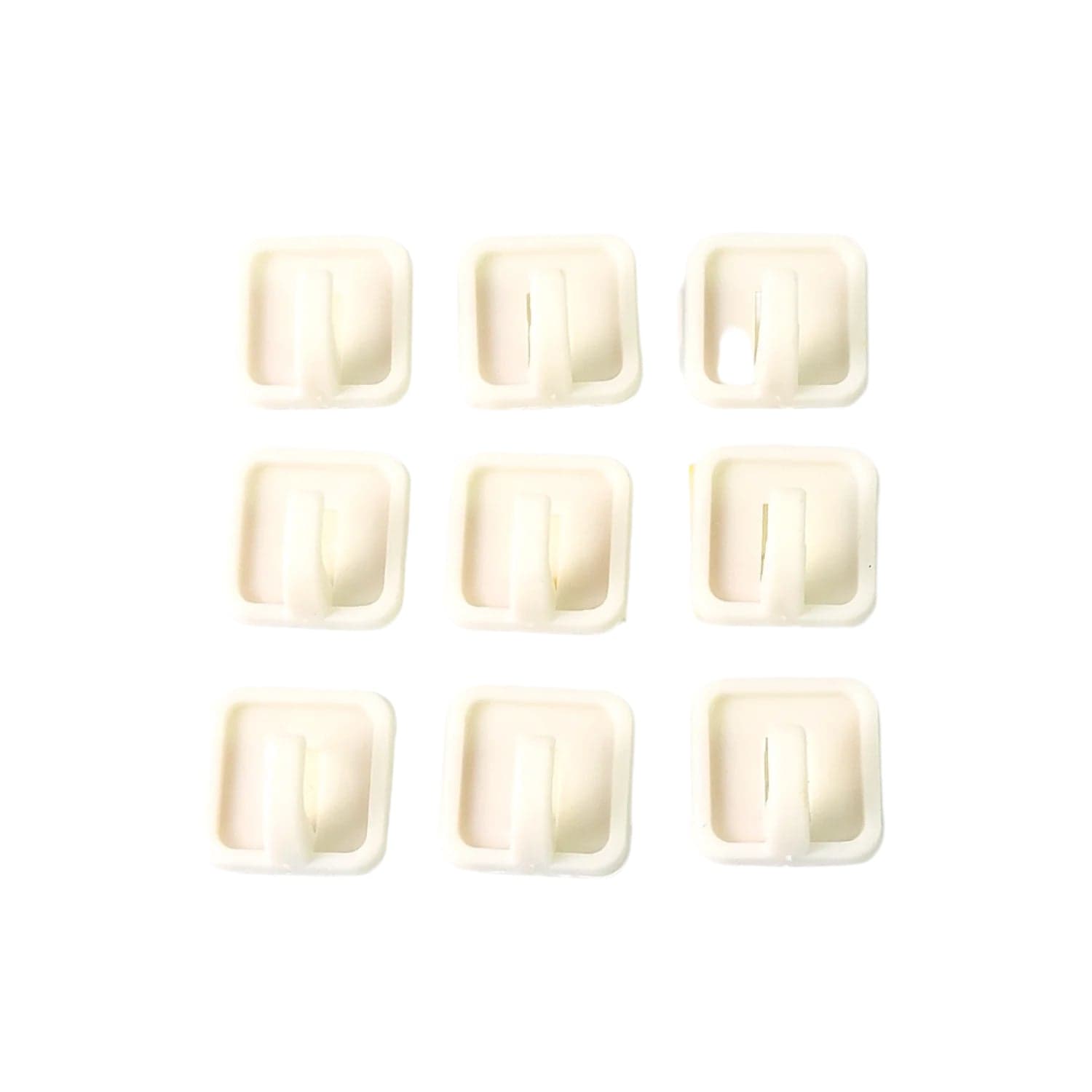 Adhesive Hooks for Wall Hanging Clothes Strong Adhesive Hooks (9 pcs Set) thumbnail 4