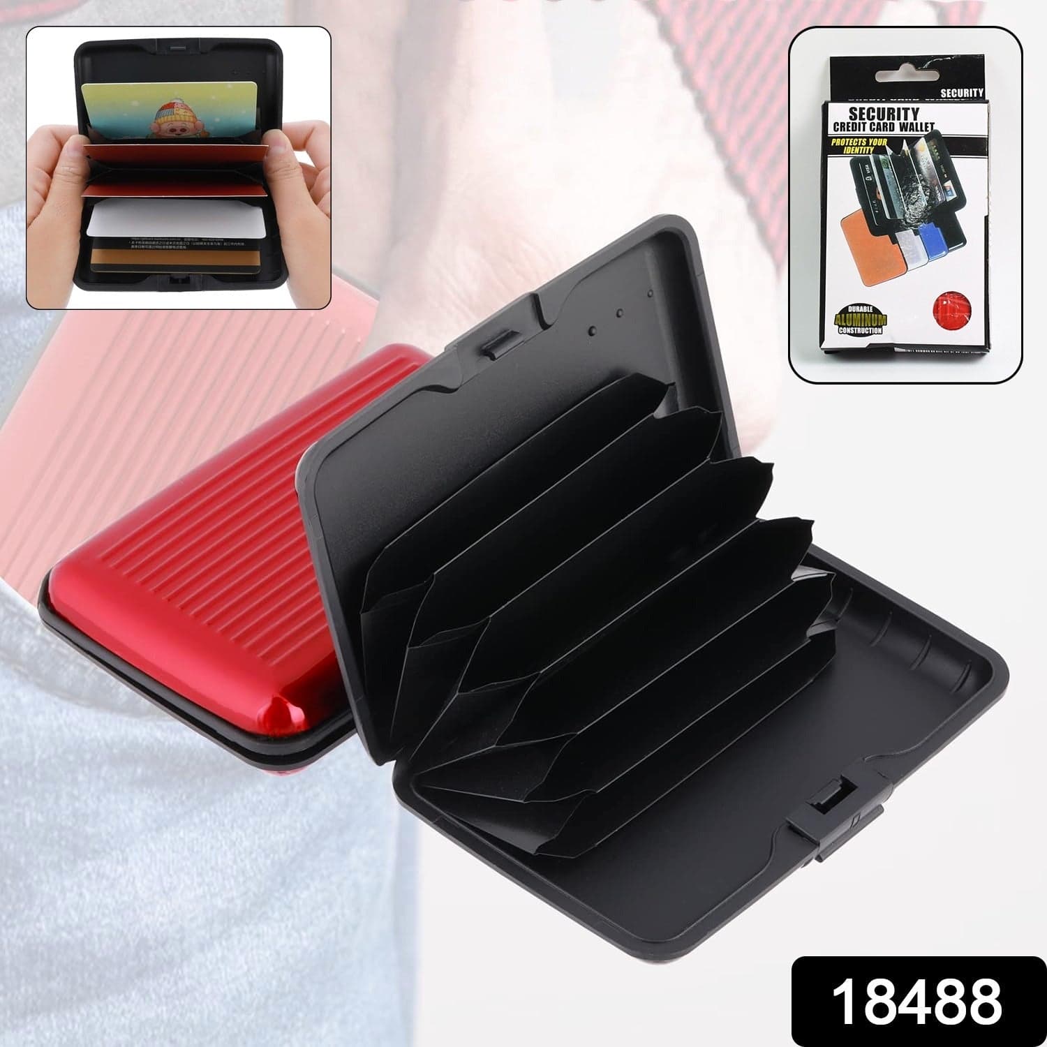 Plastic cardholder Waterproof Card Case (1 Pc) thumbnail 2