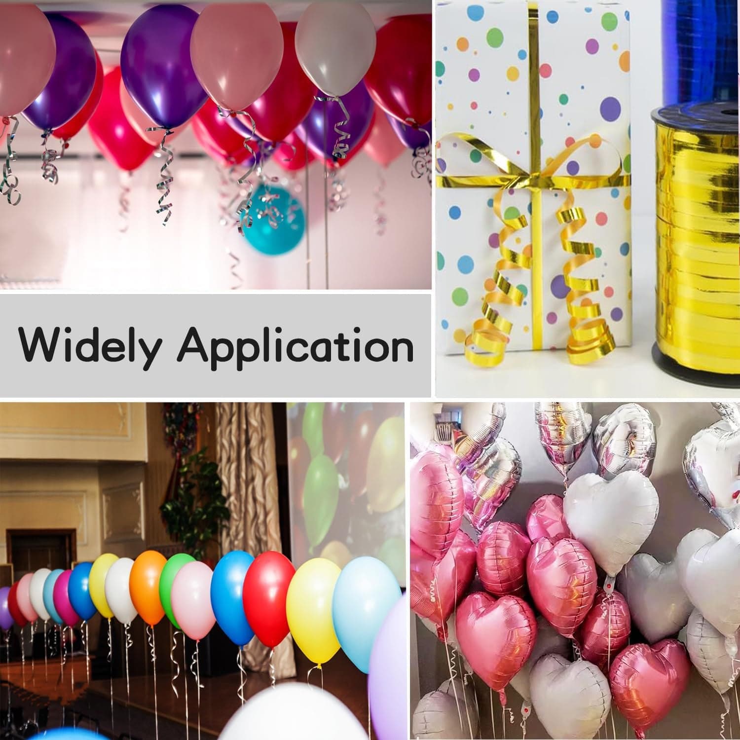 Decoration Balloon Ribbon, Smooth Ribbon for Party Decoration (36 Pcs Set) thumbnail 6