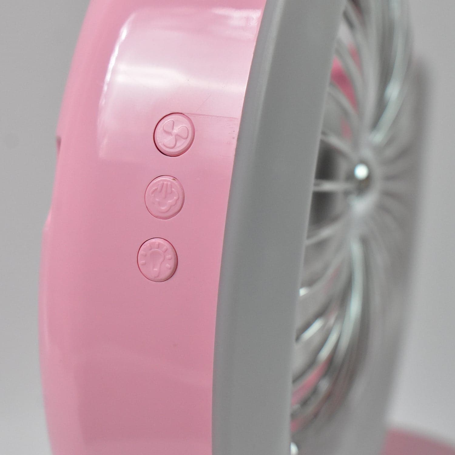 Desktop Fan - Camping Fan With Led Light, Portable Humidifying Fan (1 Pc / Plug & Play Fan) thumbnail 4