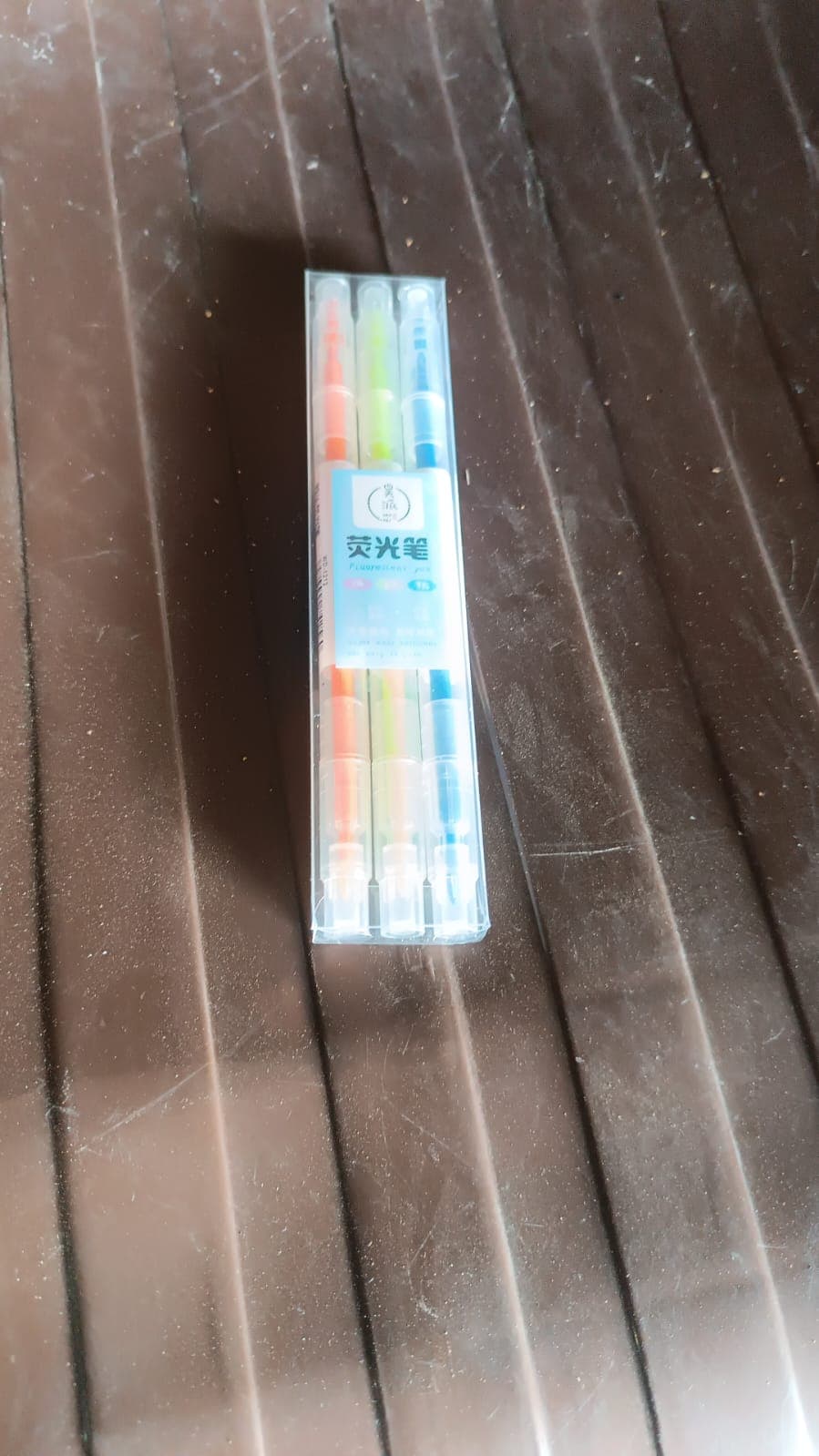 Dual-Headed Highlighter 3 Colors Double head Highlighter Pen (3 Pcs Set) thumbnail 7