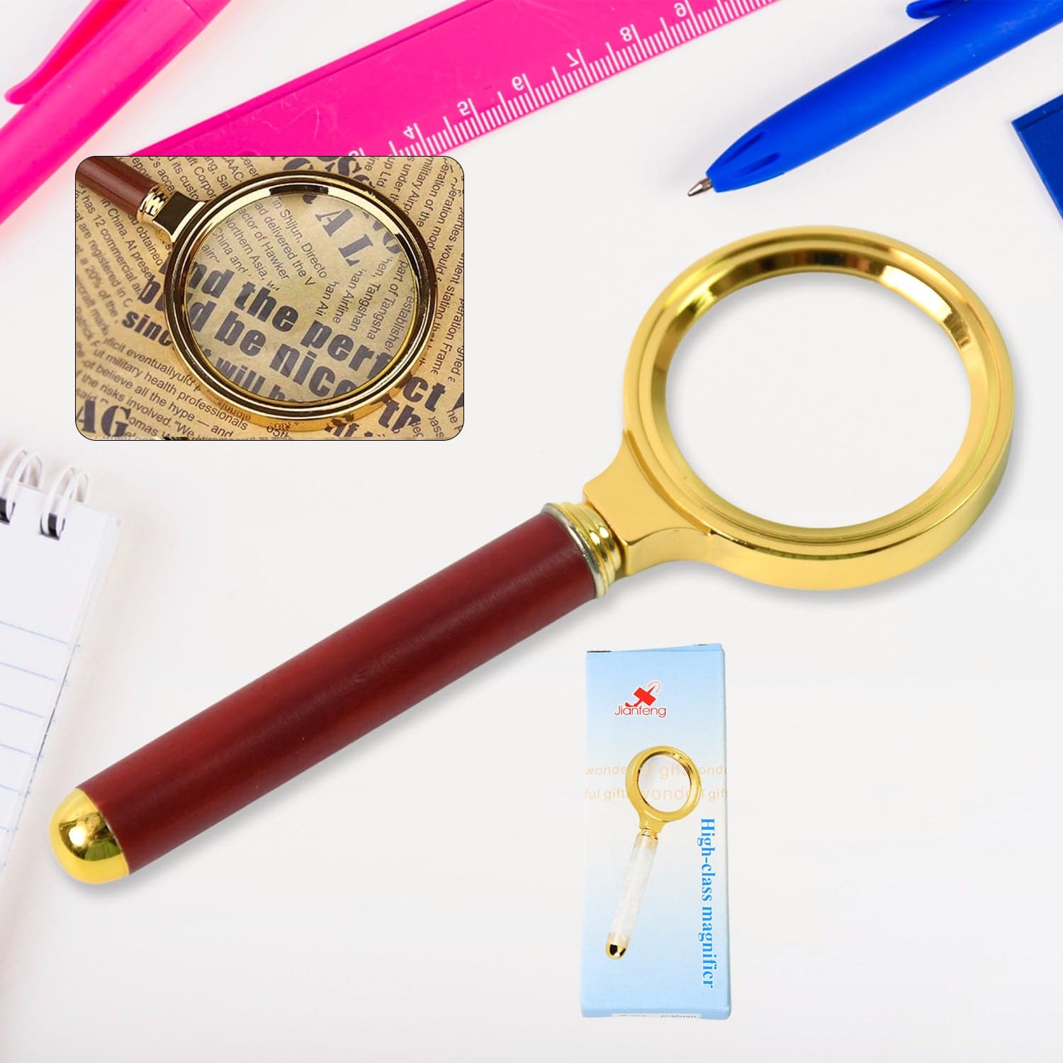 Magnifying Glass Handheld Magnifier (36 MM / 1 Pc) thumbnail 1