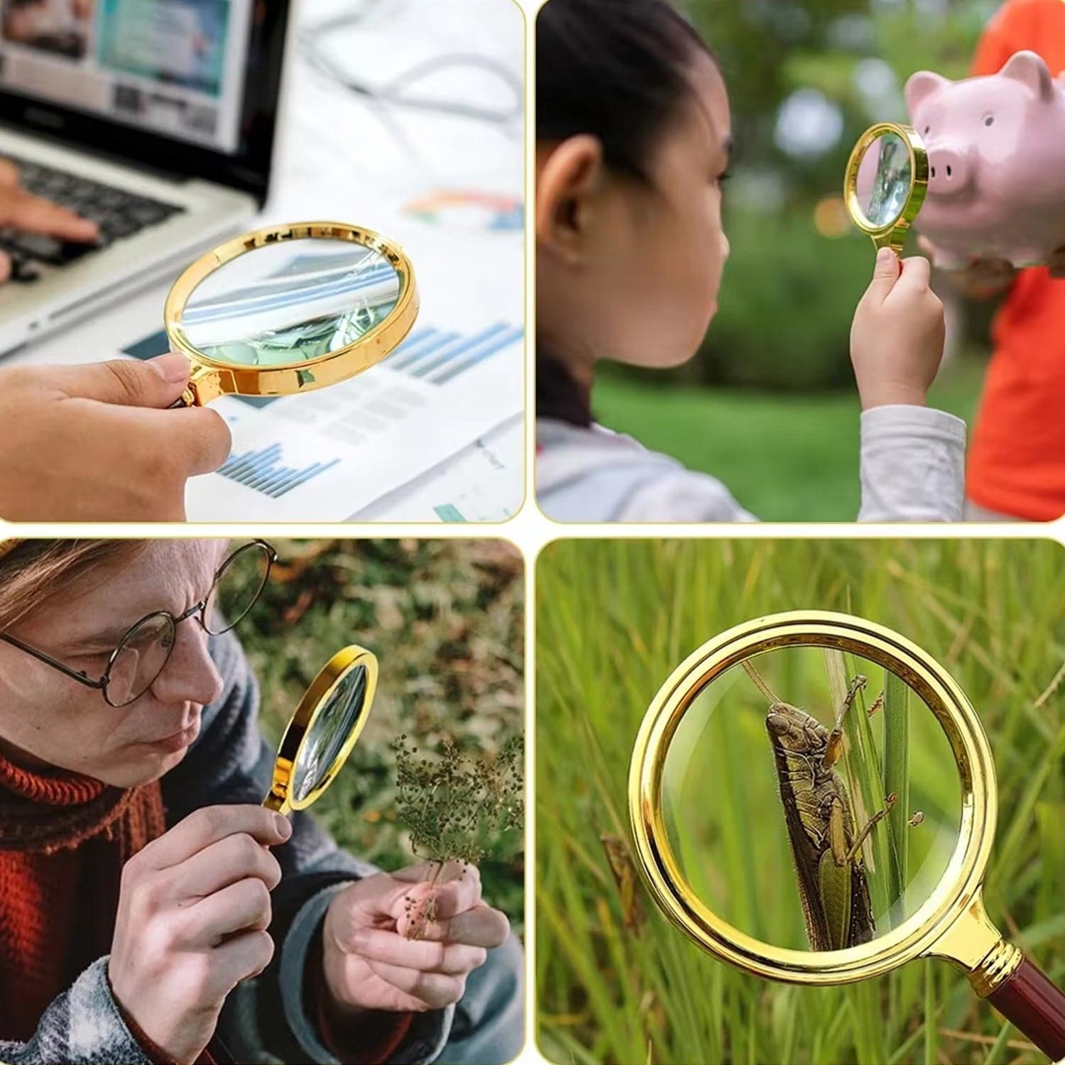 Magnifying Glass Handheld Magnifier (36 MM / 1 Pc) thumbnail 4