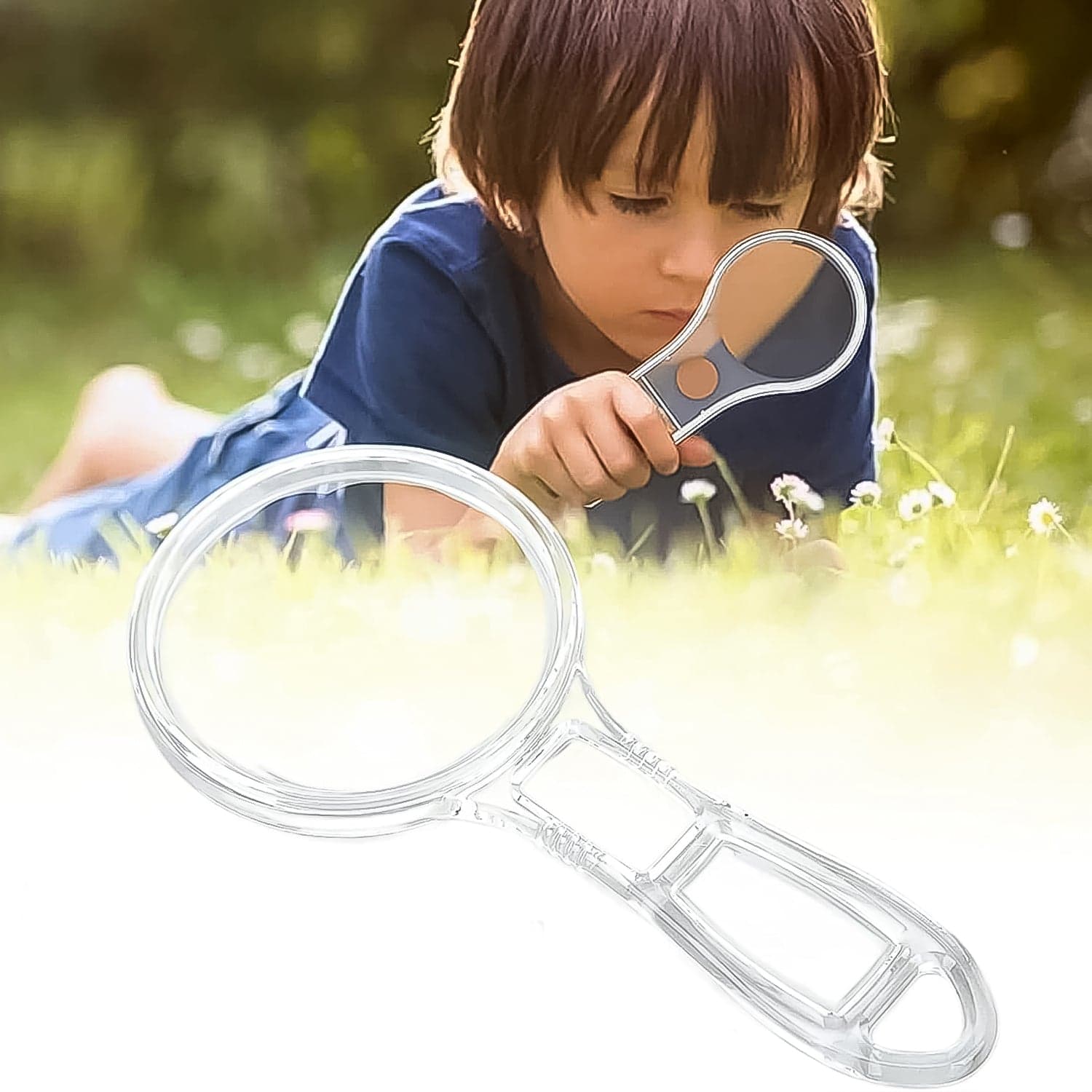 Handheld Plastic Magnifying Glasses (1 Pc / 55 MM) thumbnail 1