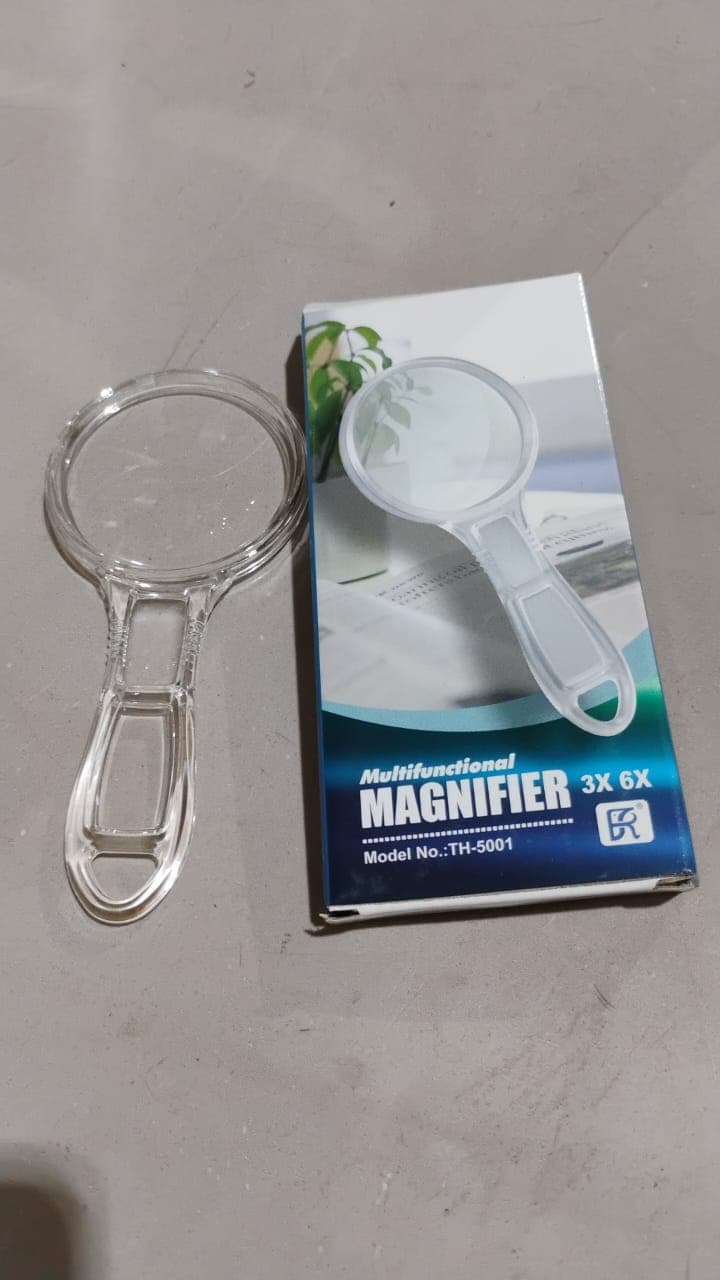 Handheld Plastic Magnifying Glasses (1 Pc / 55 MM) thumbnail 7