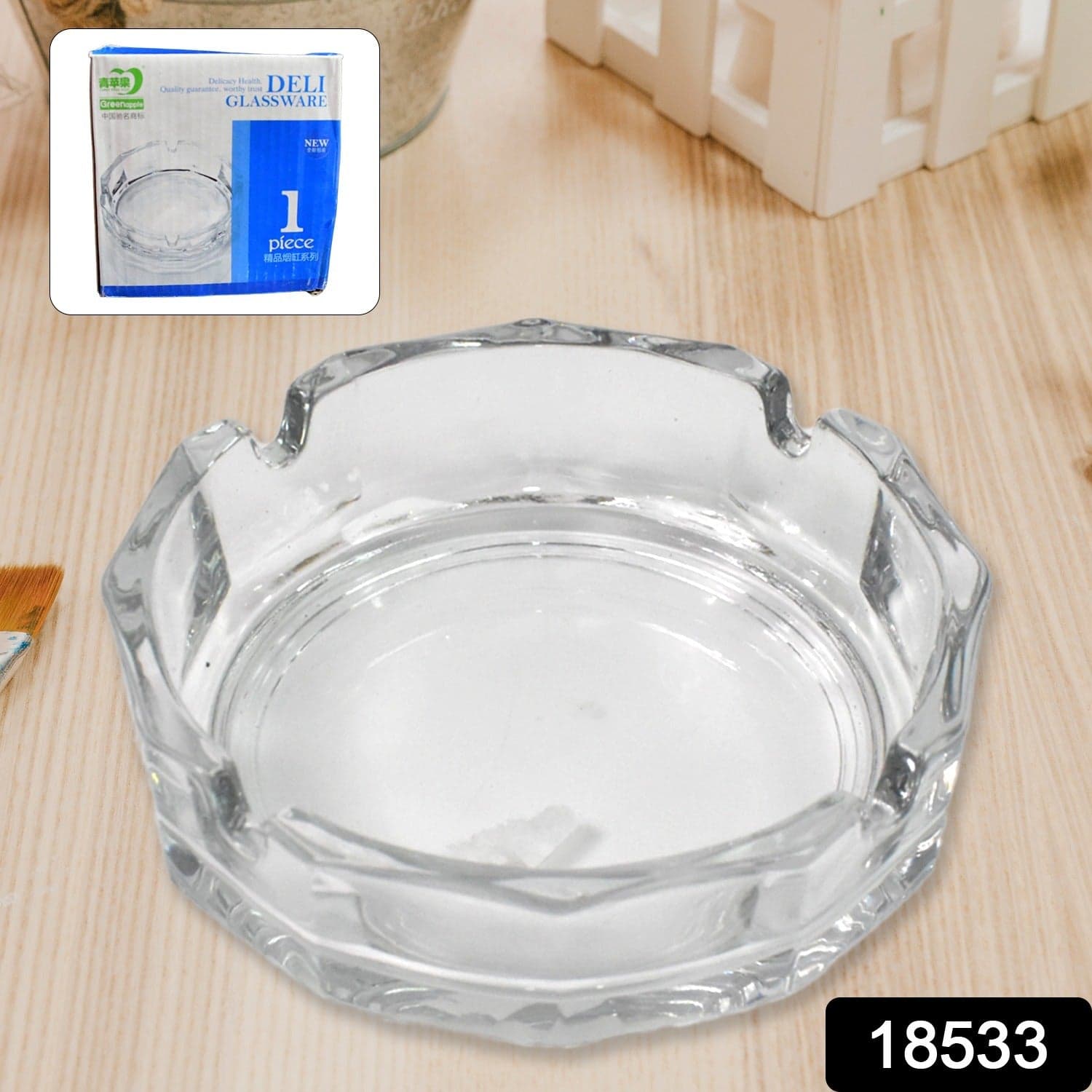 Transparent Ashtray Cigarettes Holder thumbnail 2