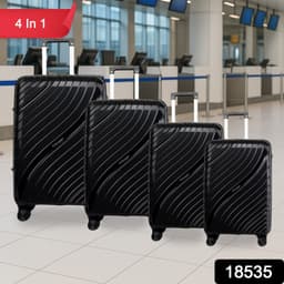 18535 3In1 Big Suitcases Luggage  N Wheels No1