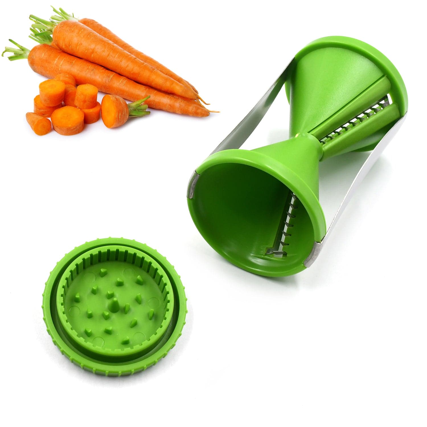 Portable Stainless Steel Handheld Spiralizer & Vegetable Slicer thumbnail 5