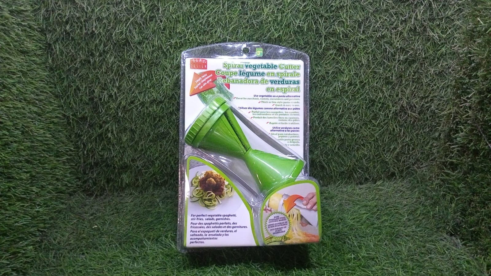 Portable Stainless Steel Handheld Spiralizer & Vegetable Slicer thumbnail 8