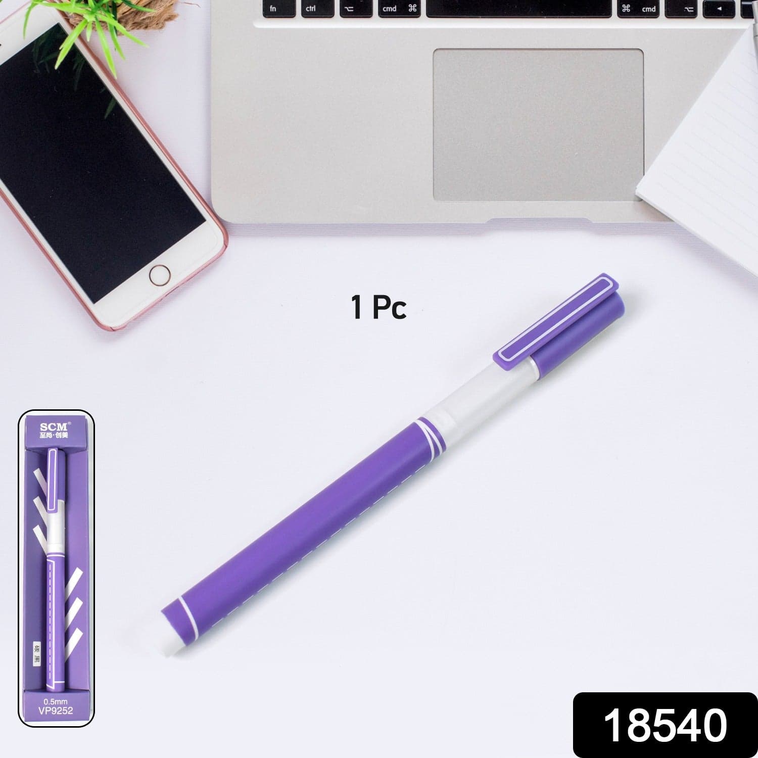 Stylish Black Gel Pens 0 5Mm 1Pc thumbnail 2