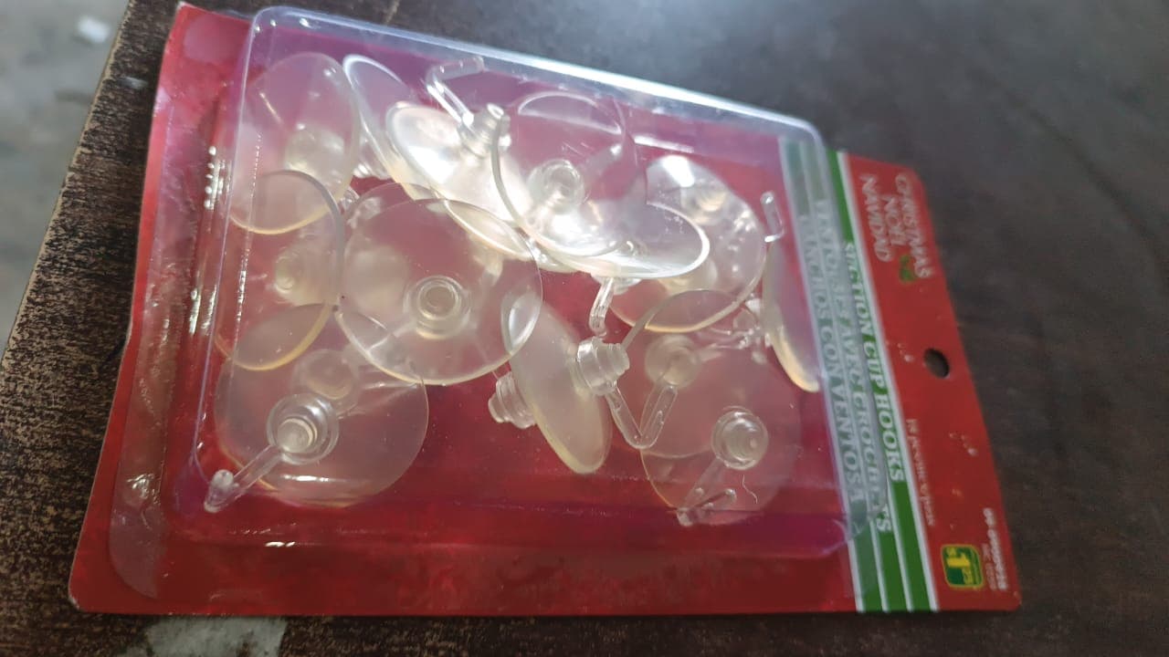 Transparent Rubber Vacuum Sucker, Suction Cup Hooks (18 Pcs Set) thumbnail 7