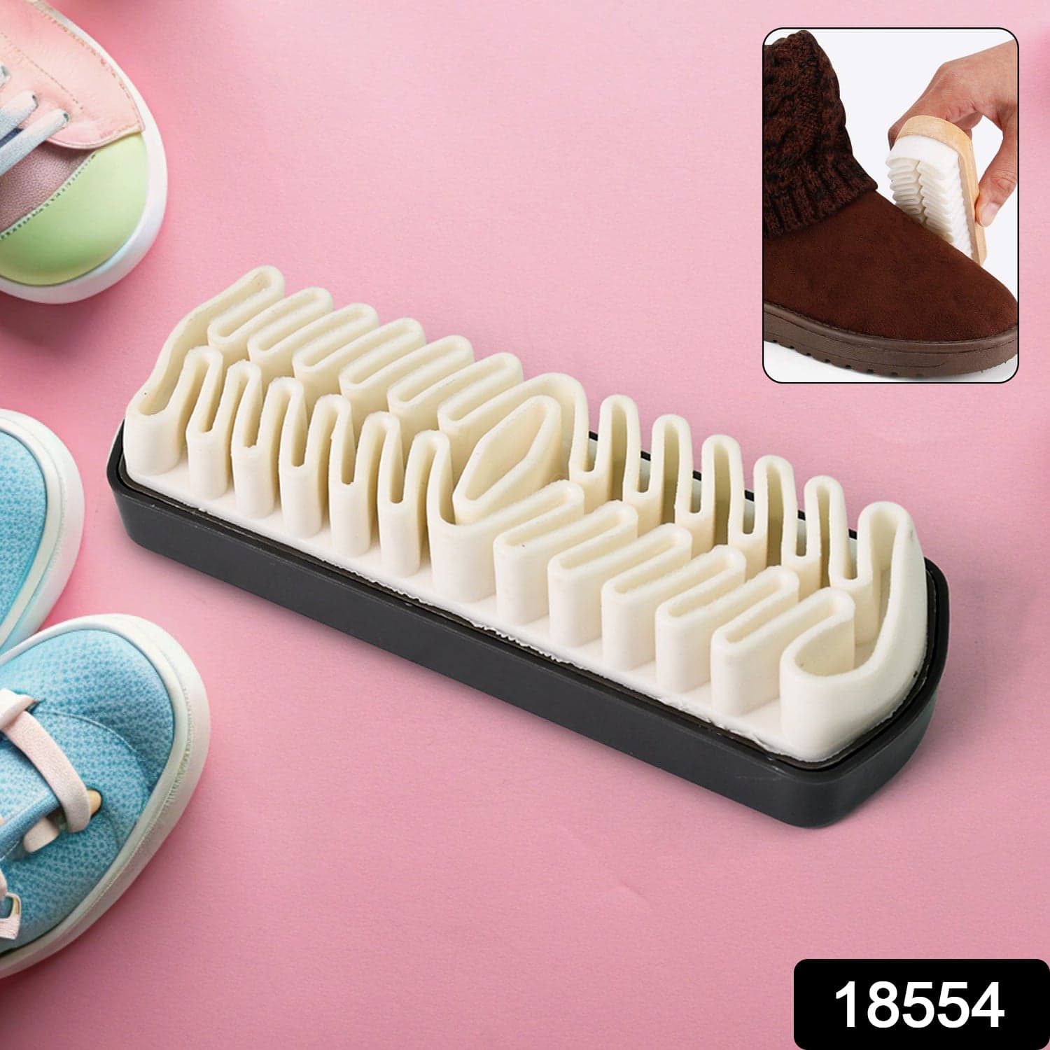 Shoe Cleaning Brush For Shoes & Boot Rubber Brush (1 Pc) thumbnail 2