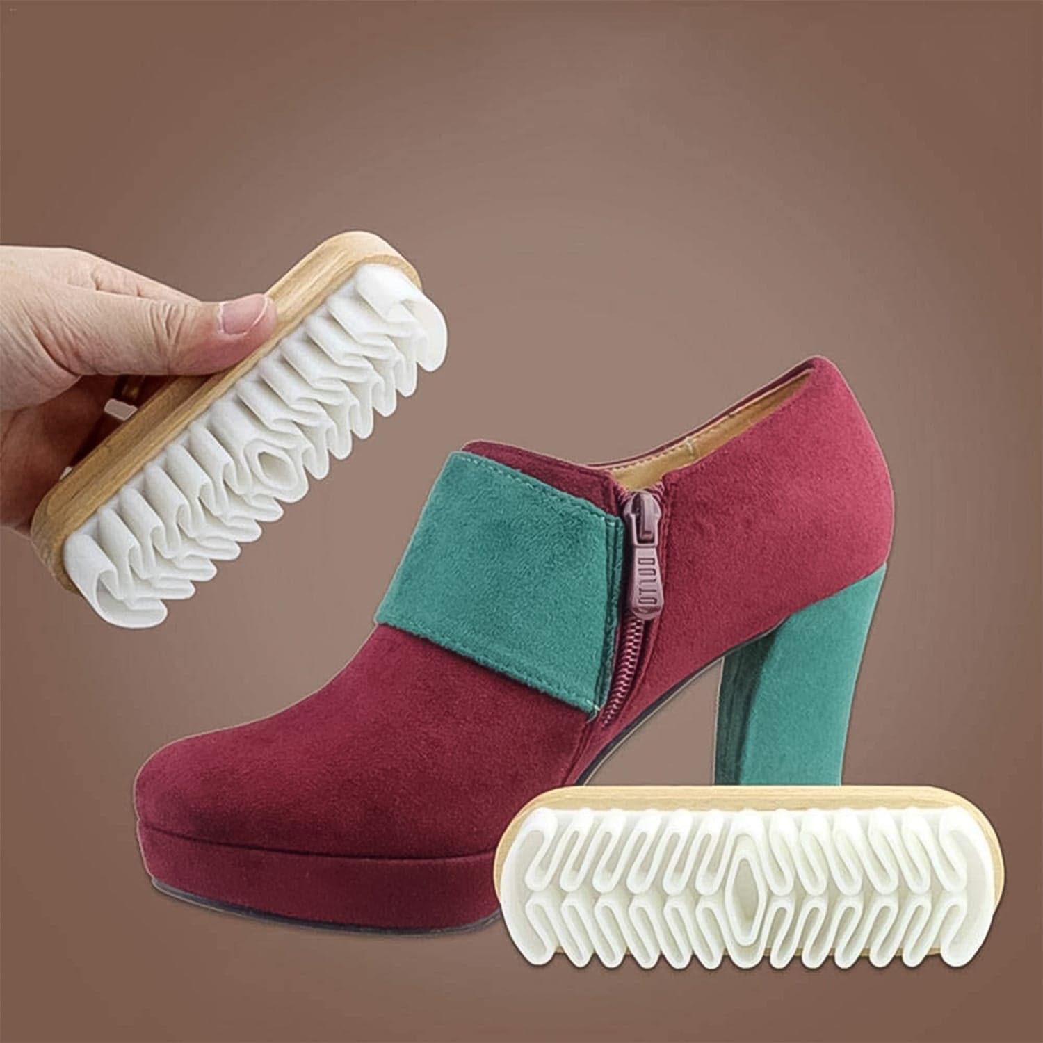 Shoe Cleaning Brush For Shoes & Boot Rubber Brush (1 Pc) thumbnail 3