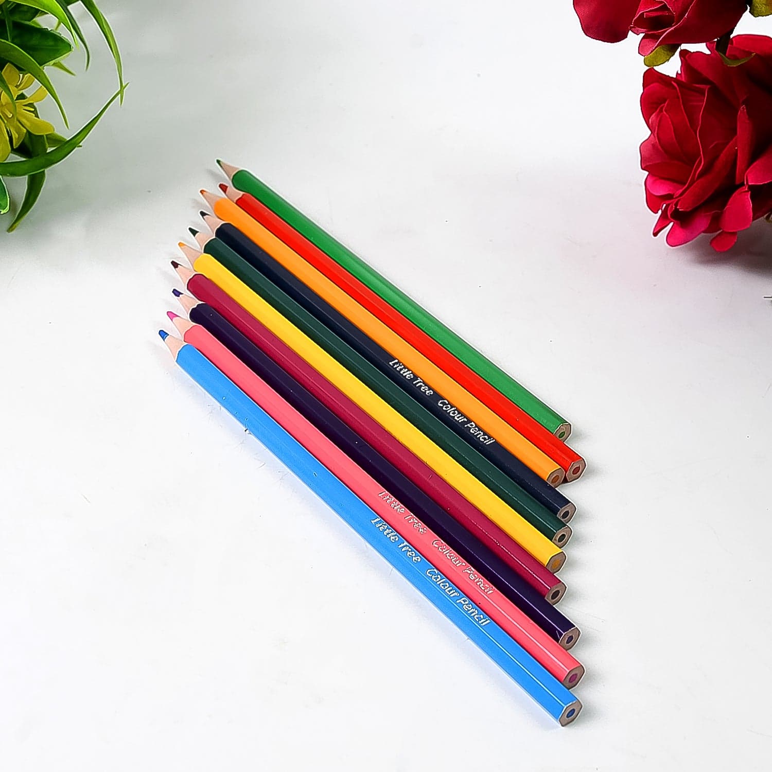 Art Drawing Wooden Pencils Color (12 Pcs Set) thumbnail 3