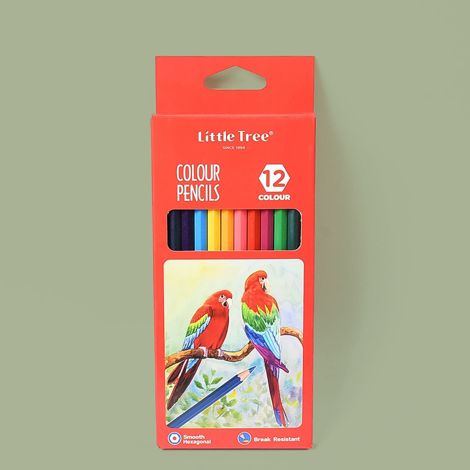 Art Drawing Wooden Pencils Color (12 Pcs Set) thumbnail 5