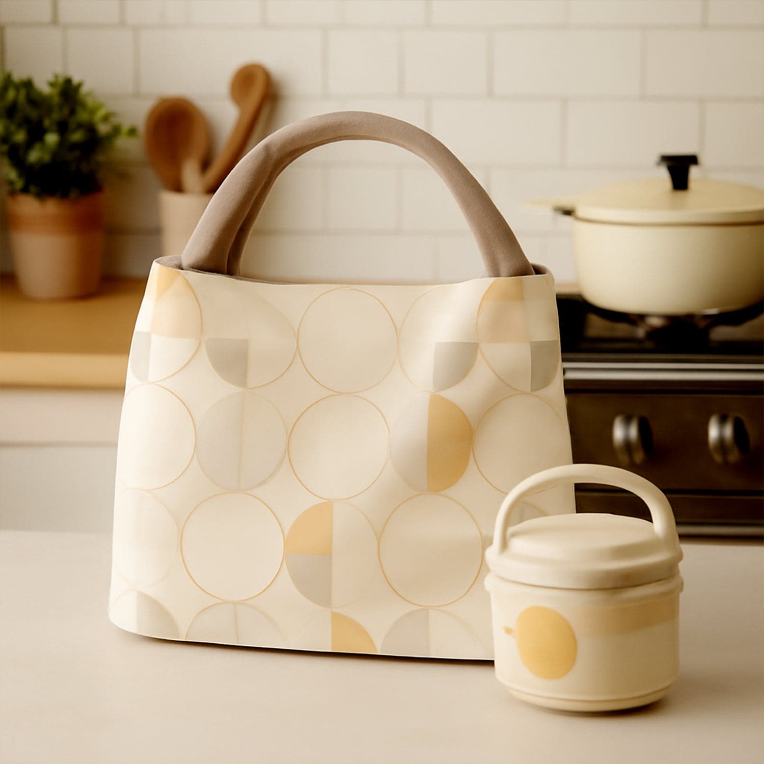 Lunch Bag for Women Men Insulated Lunch Bag (1 Pc / Mix Color) thumbnail 7