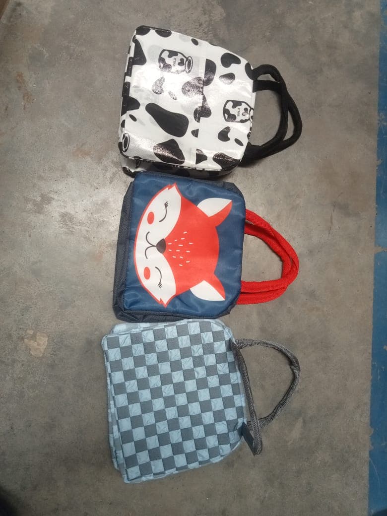 Lunch Bag for Women Men Insulated Lunch Bag (1 Pc / Mix Color & Design) thumbnail 9
