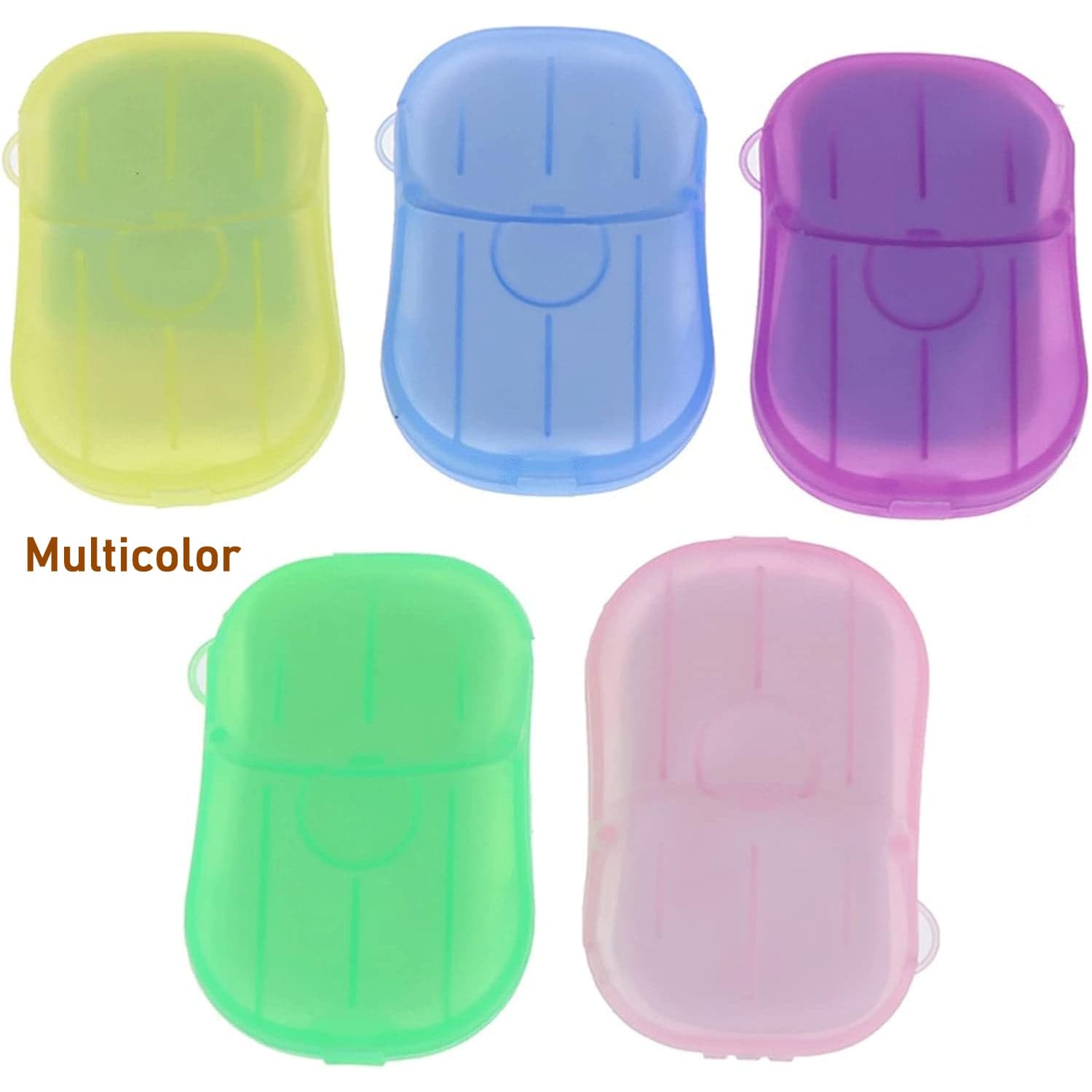 Travel Paper Soap Sheet with Mini Box (20 Sheets in a Pack Approx / Mix Color) thumbnail 10