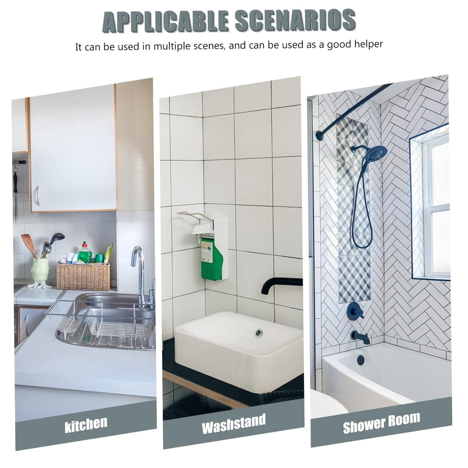 Drain Bag Draining Bracket Sponge Storage Rack Plastic Storage Holder (1 Pc) thumbnail 3