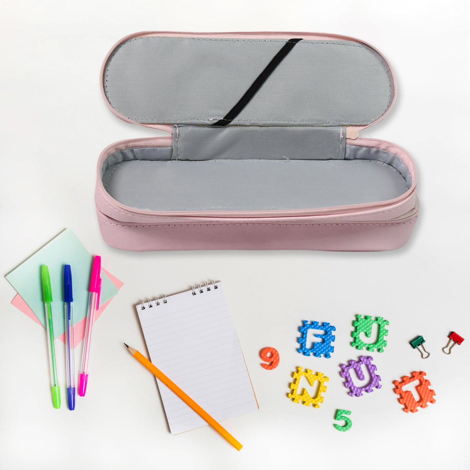 Double Layer Large Capacity With Multi-Functional Pencil Case (1 Pc) thumbnail 3