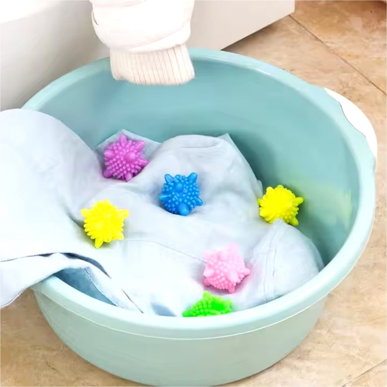 Soft Star Washing Machine, Laundry Dryer Balls Laundry Ball (4 Pcs / Multi Color) thumbnail 6