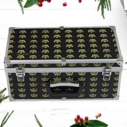 Wooden & Aluminium Multipurpose Portable Suitcase Travel Tool Box (38—17—18 Cm / 1 Pc)