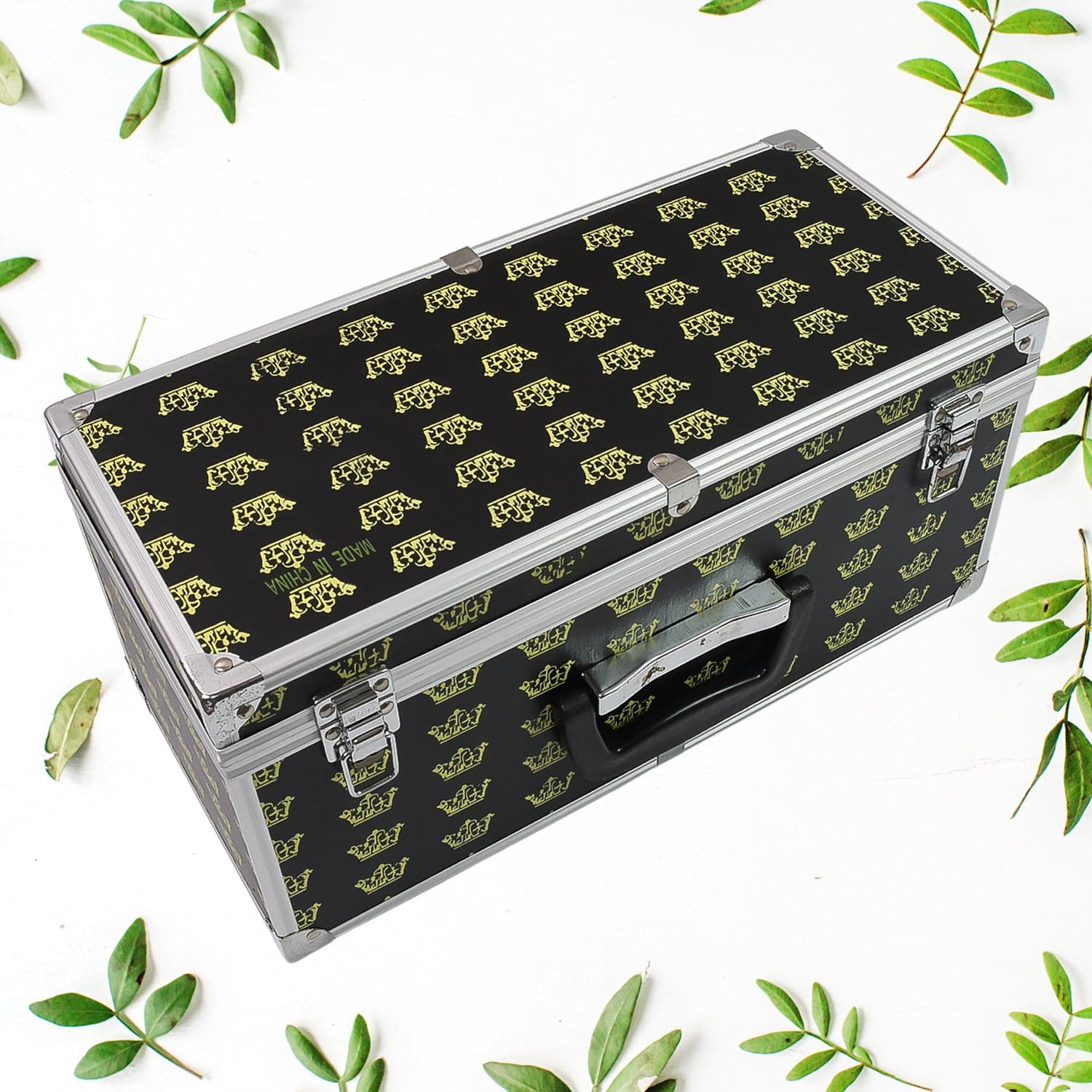 Wooden & Aluminium Multipurpose Portable Suitcase Travel Tool Box (38—17—18 Cm / 1 Pc) thumbnail 6